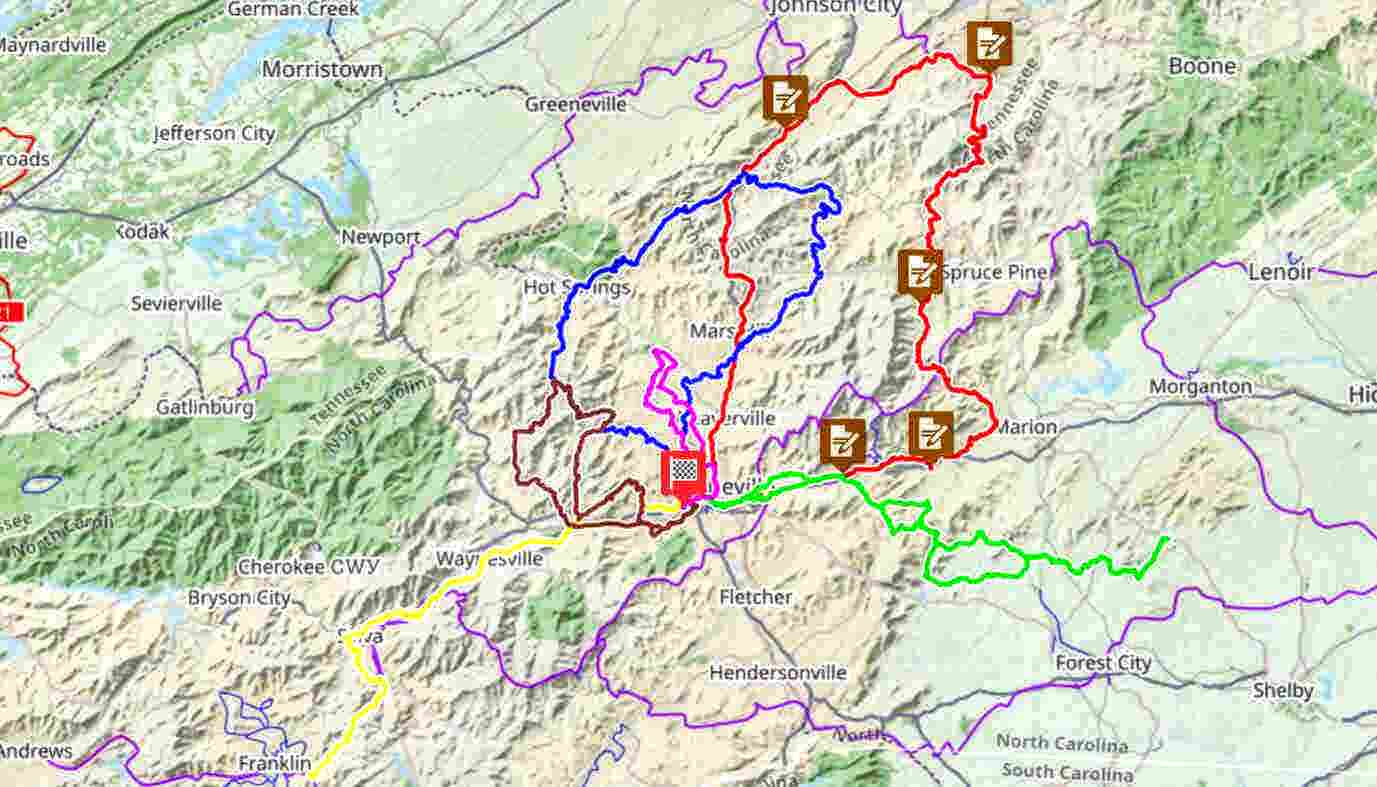 LoTS route map